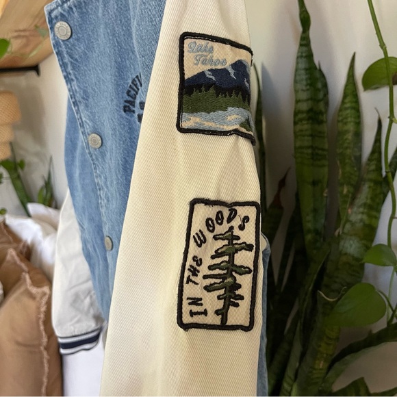 PackSun varsity denim jacket. Size - Picture 10 of 10